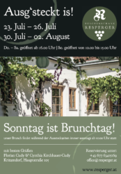 Ausg’steckt is‘ im Juli & August